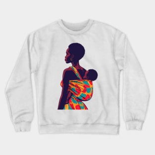 Afrocentric Mother And Baby Crewneck Sweatshirt